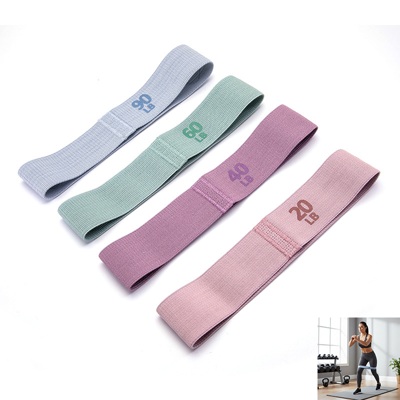 Home Gym Leg Extension - Faixa de Resistência de Crochê Antiderrapante