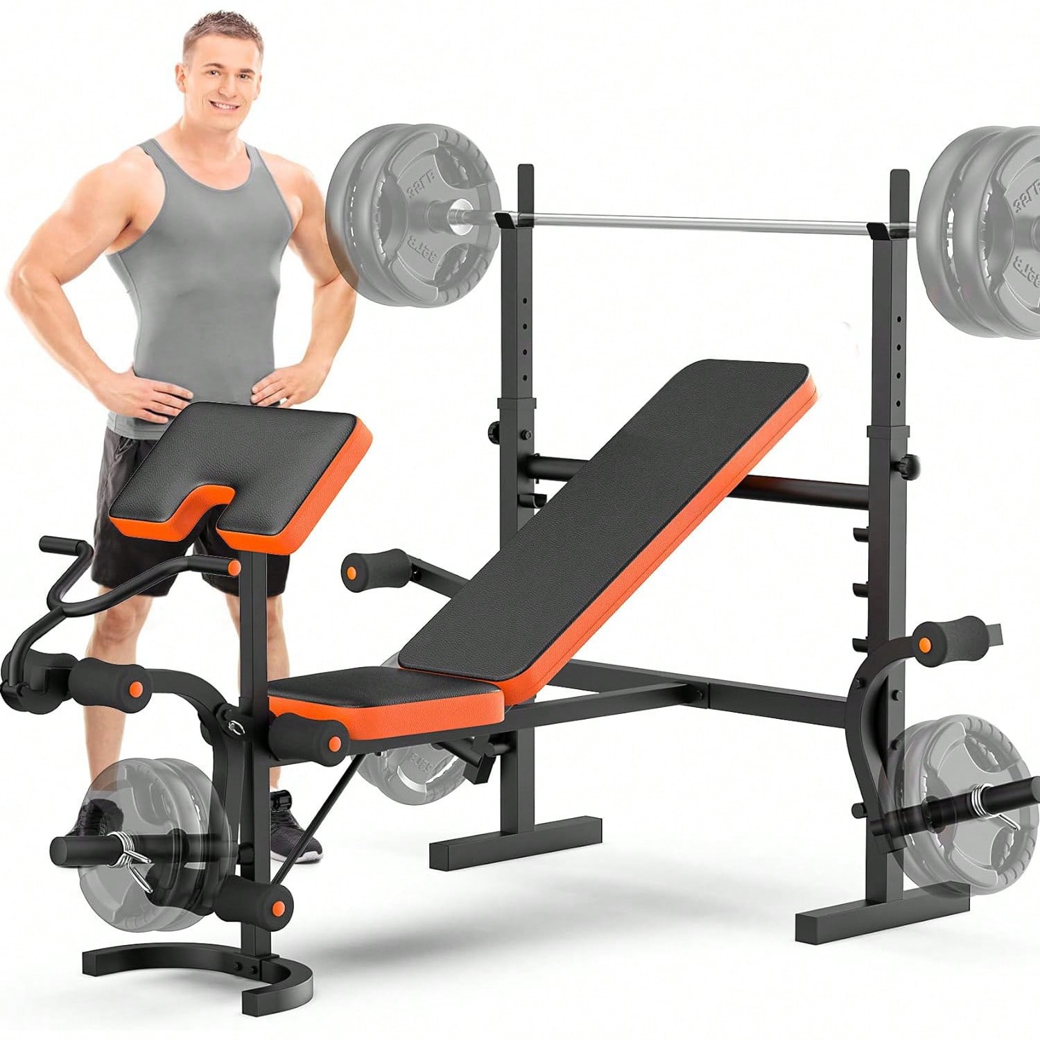 Banco de Musculação GIKPAL, Co - Home Gym Leg Extension avaliação e preço