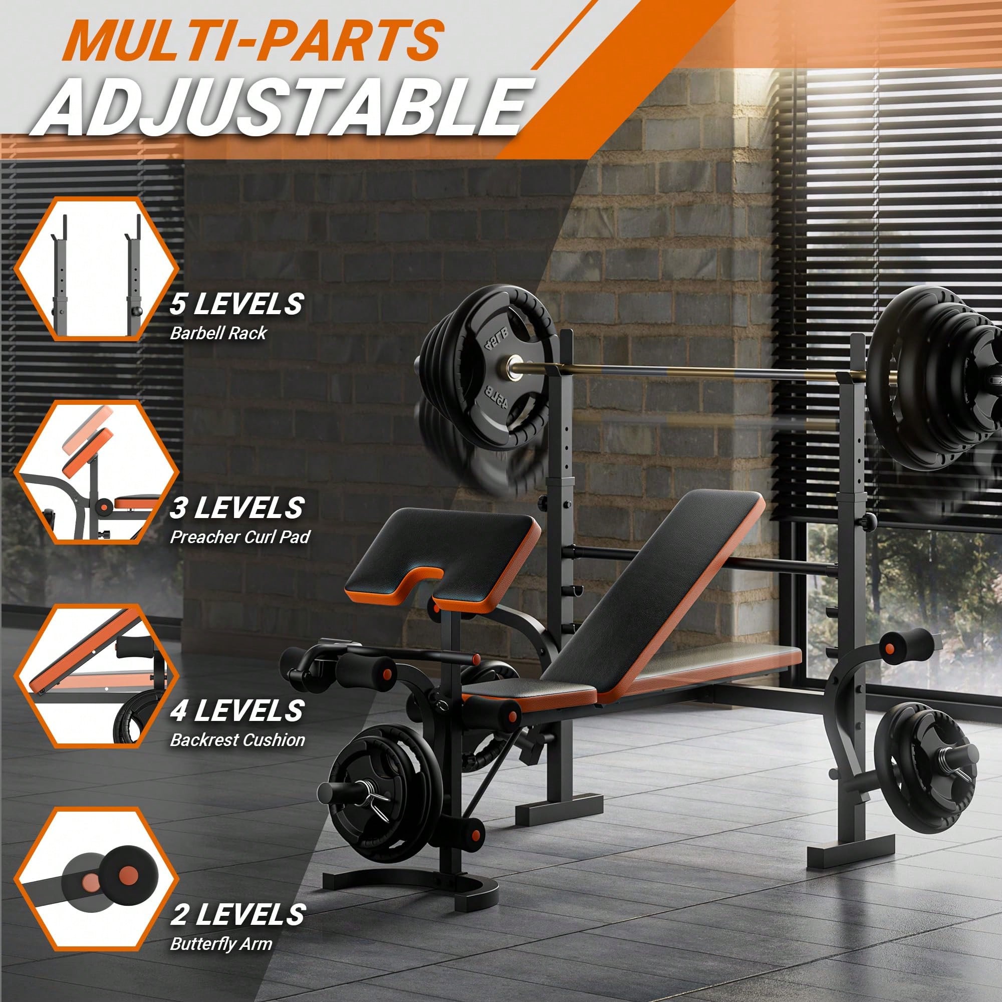 Banco de Musculação GIKPAL, Co - Home Gym Leg Extension avaliação e preço