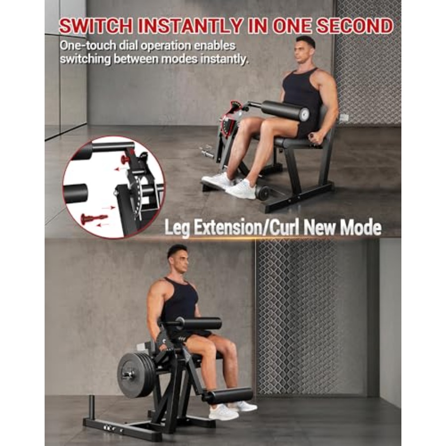 Máquina de extensão e flexão d - Home Gym Leg Extension avaliação e preço