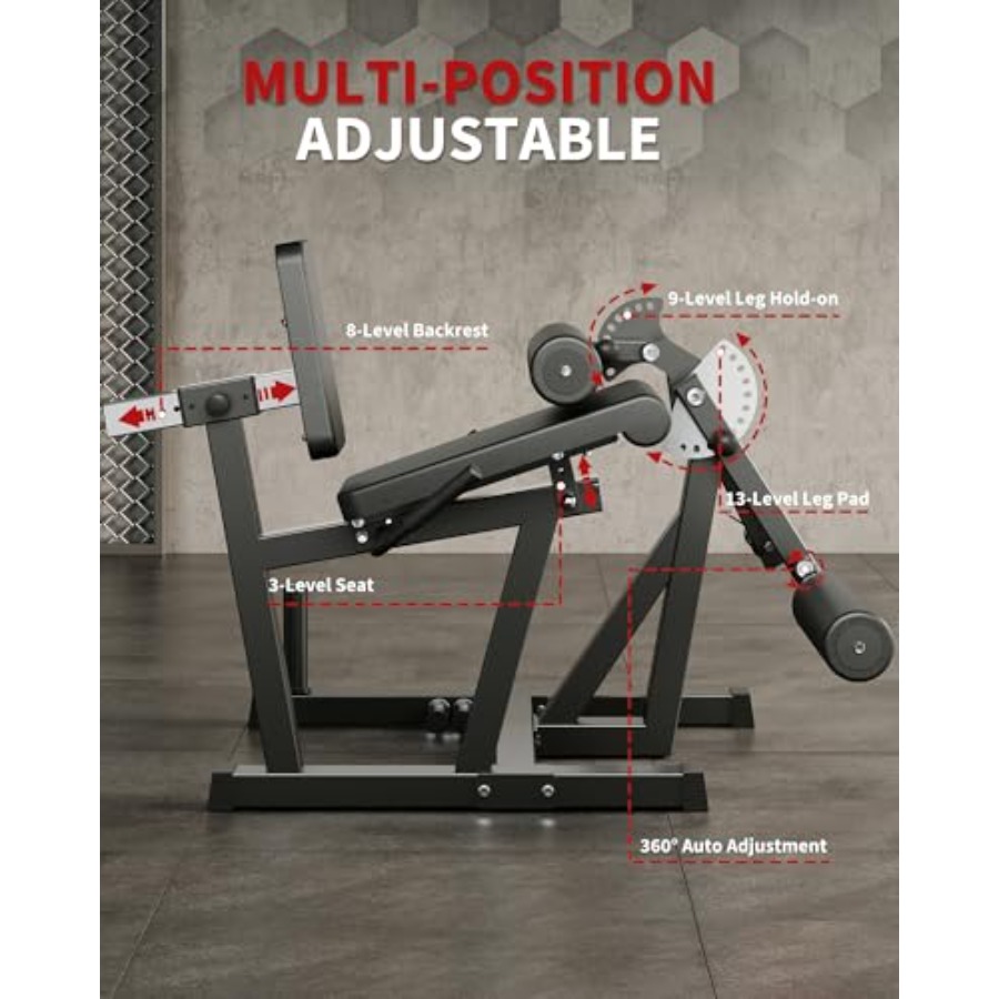 Máquina de extensão e flexão d - Home Gym Leg Extension avaliação e preço