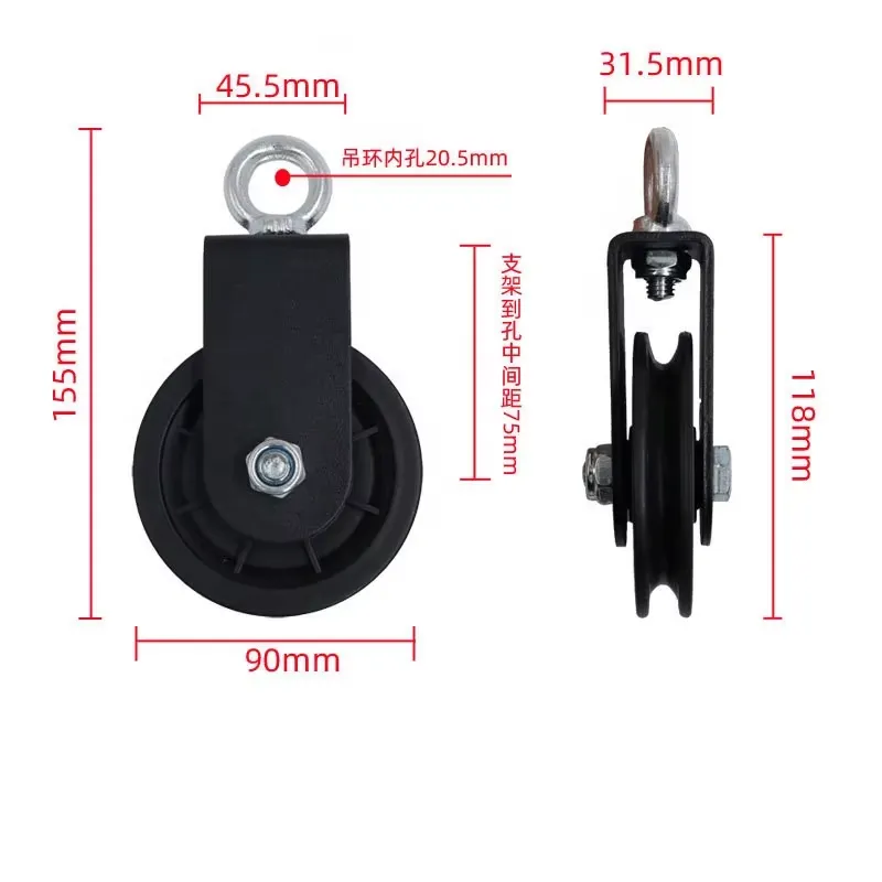 Sistema de Polias Multifuncion - Home Gym Diy Pulley System avaliação e preço