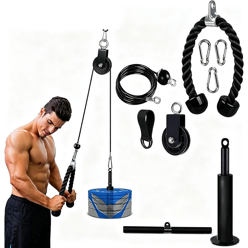 Kit Completo de Ginásio Domést - Home Gym Diy Pulley System avaliação e preço