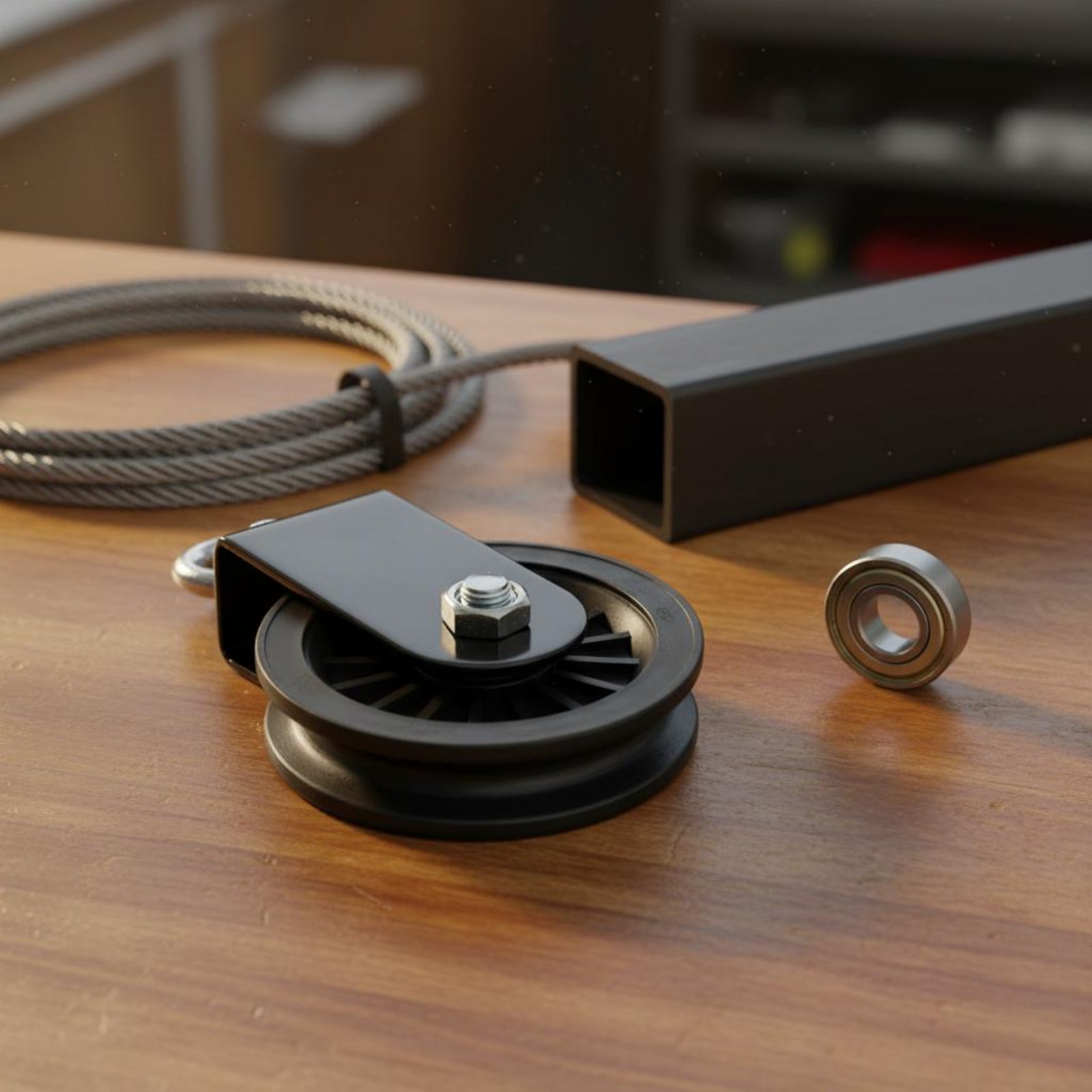 Suporte de Polia Silencioso pa - Home Gym Diy Pulley System avaliação e preço