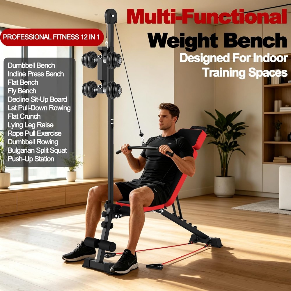Banco de Musculação Multifunci - Home Gym Bench avaliação e preço