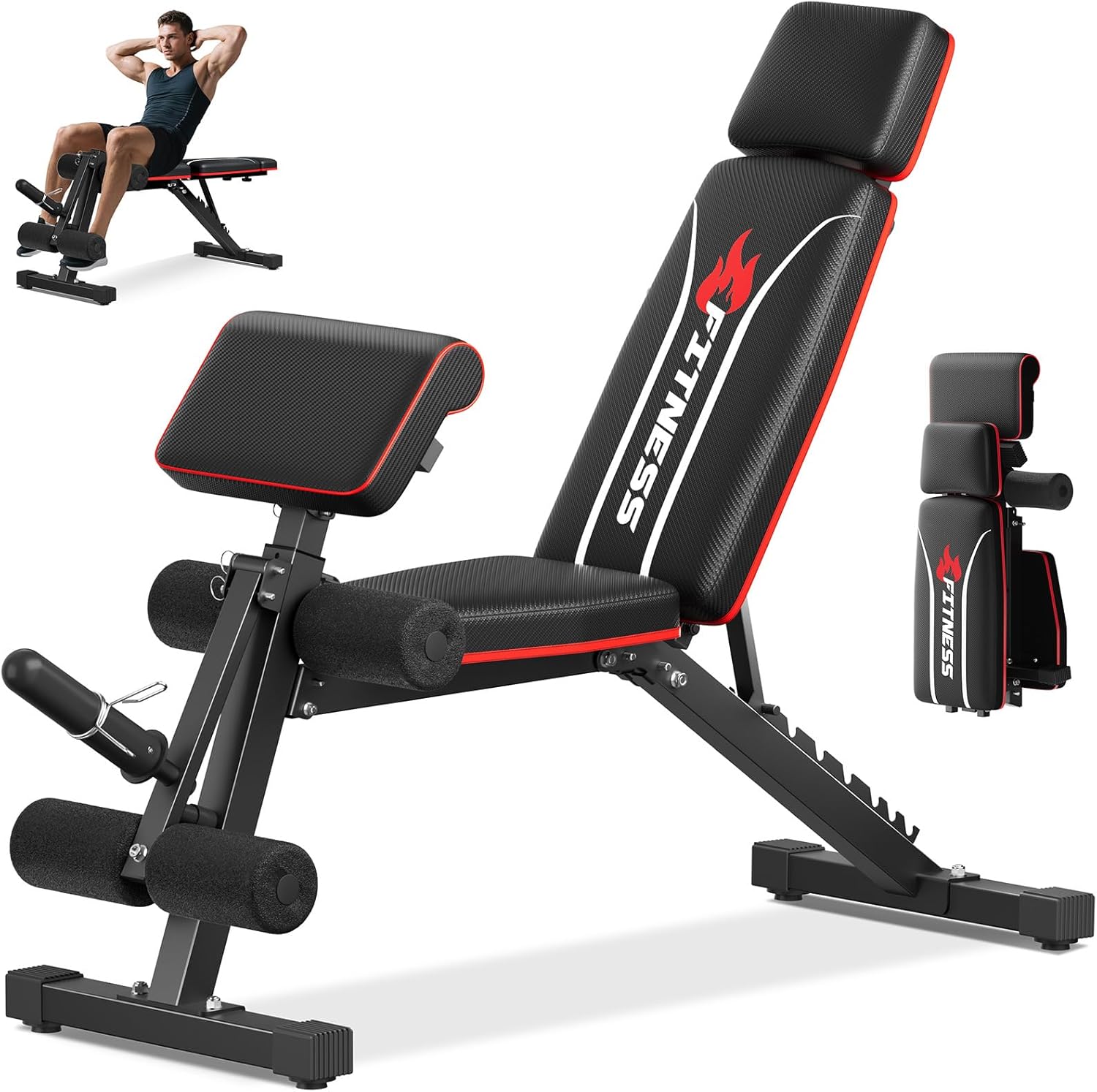 Banco de Peso Dobrável para Ac - Home Gym Bench avaliação e preço