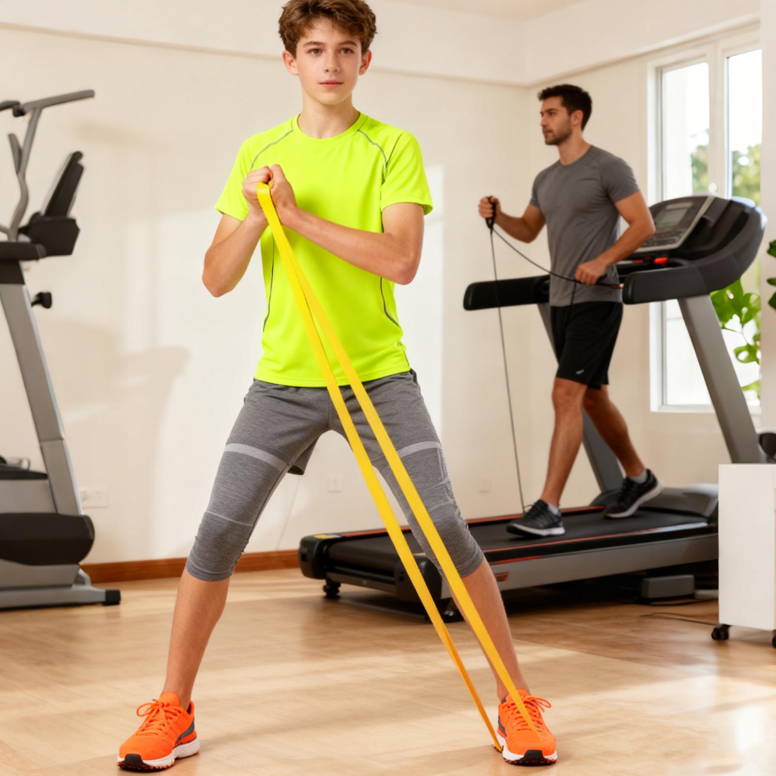 Faixas elásticas de resistênci - Home Gym Leg Extension avaliação e preço